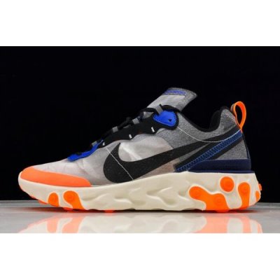 Nike React Element 87 Wolf Gri / Mavi / Turuncu / Siyah Koşu Ayakkabısı Türkiye - HPM7Y8TH